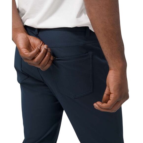 Lululemon ABC Pant Slim Warpstreme True Navy Men's Size 30 x 30 EUC - Picture 3 of 11